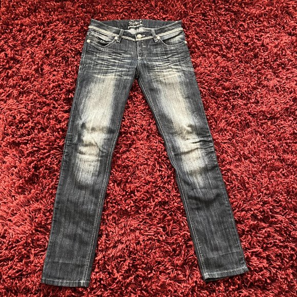Colombian STUDIO F Premium Skinny Jeans Women 30" x 31" - Picture 1 of 6
